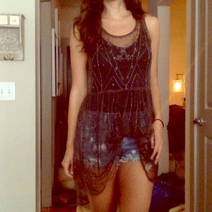 Sheer embellished tunic / dress from Free People